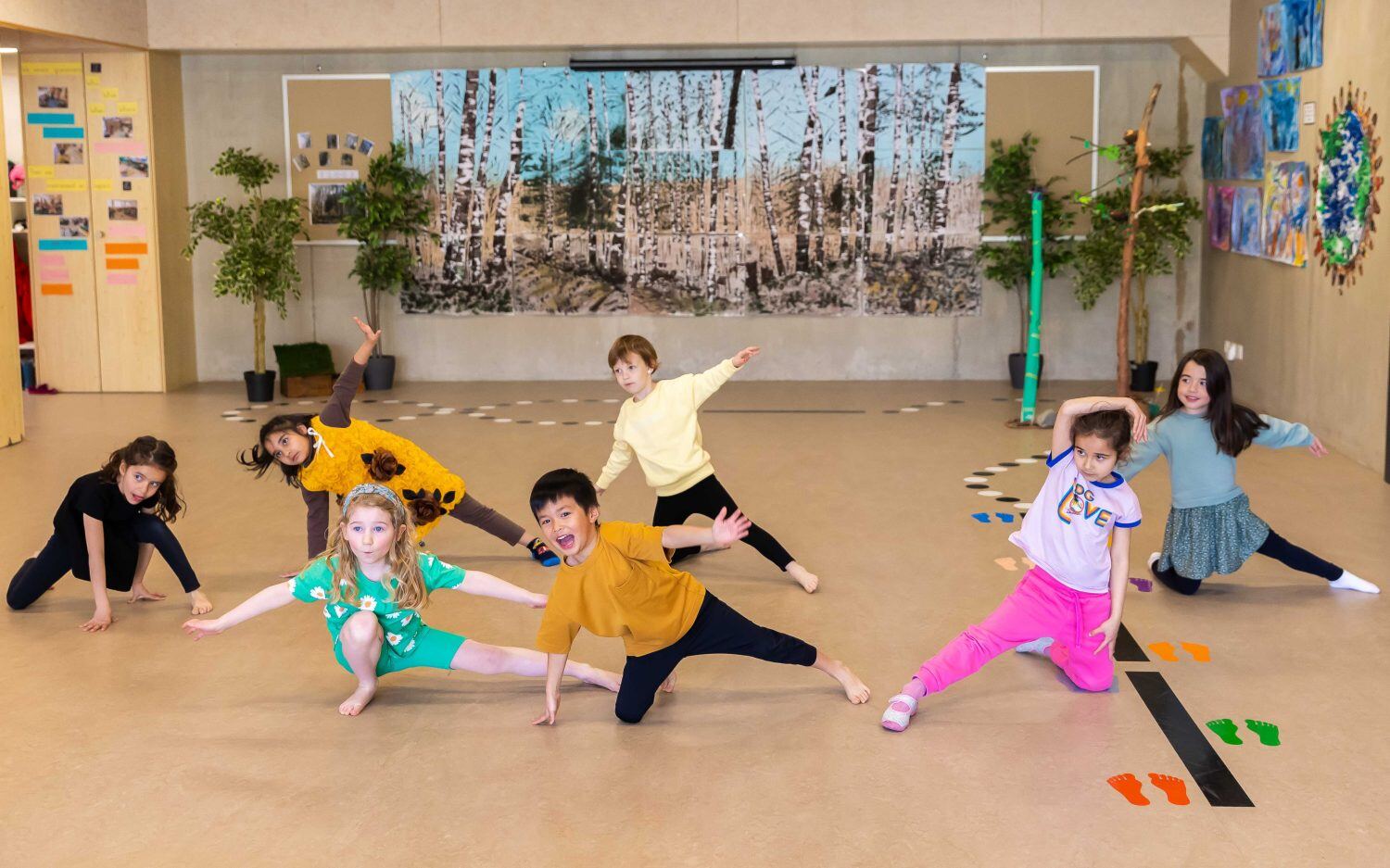 Year 1 Students during their Self-Expression Time at ISL