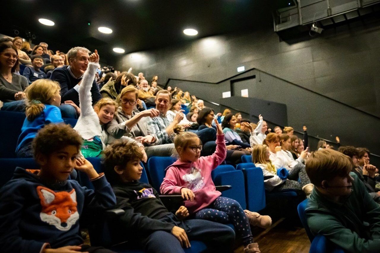 ISL students at a conference